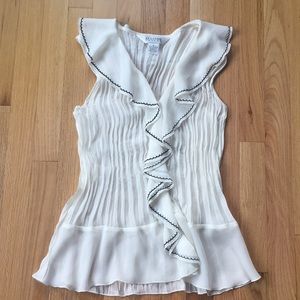 Allison Taylor sleeveless blouse XL